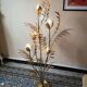 Hans Kogl gold metal lamppost 1960 1970 vintage