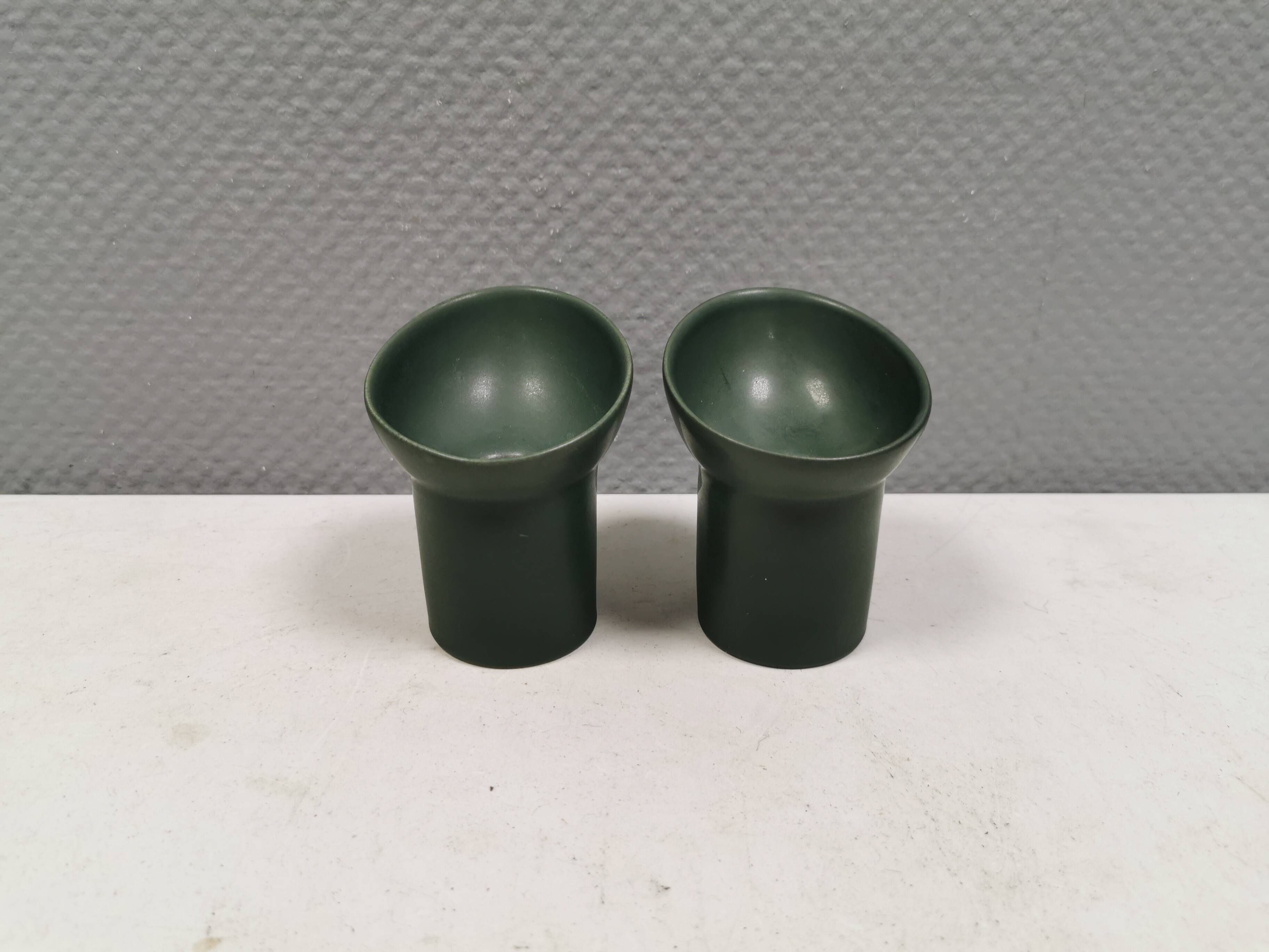 Two very rare Per Rehfeldt candlesticks model Åbo for Søholm Denmark 1991