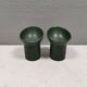 Two very rare Per Rehfeldt candlesticks model Åbo for Søholm Denmark 1991