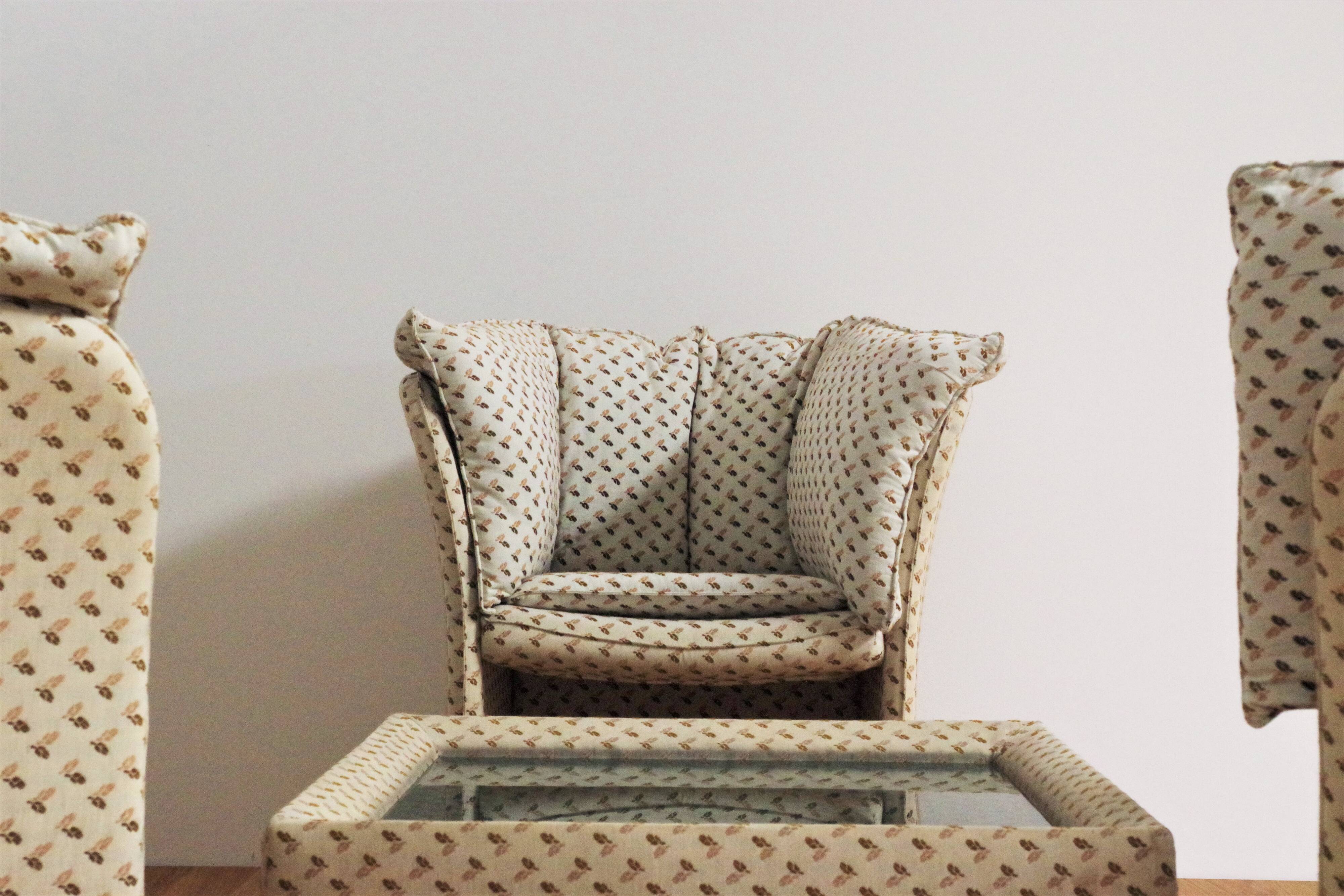 Armchairs and coffee table
