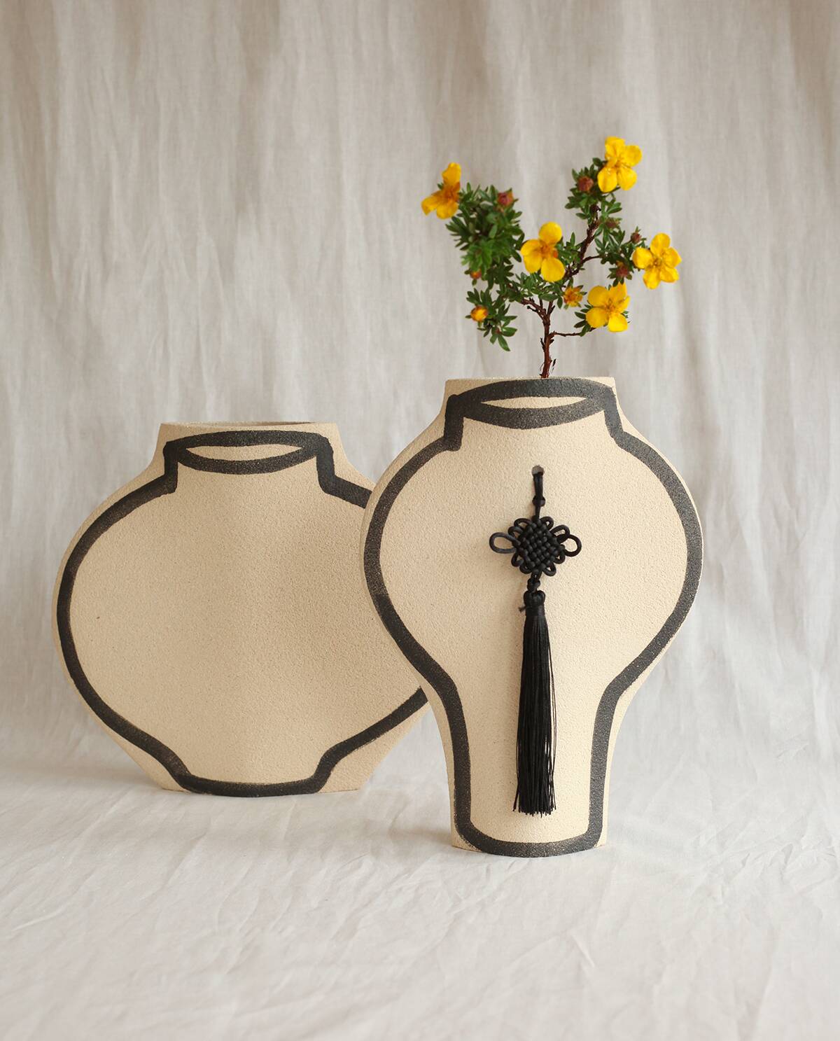 Ceramic Vase 'Braided Dal'