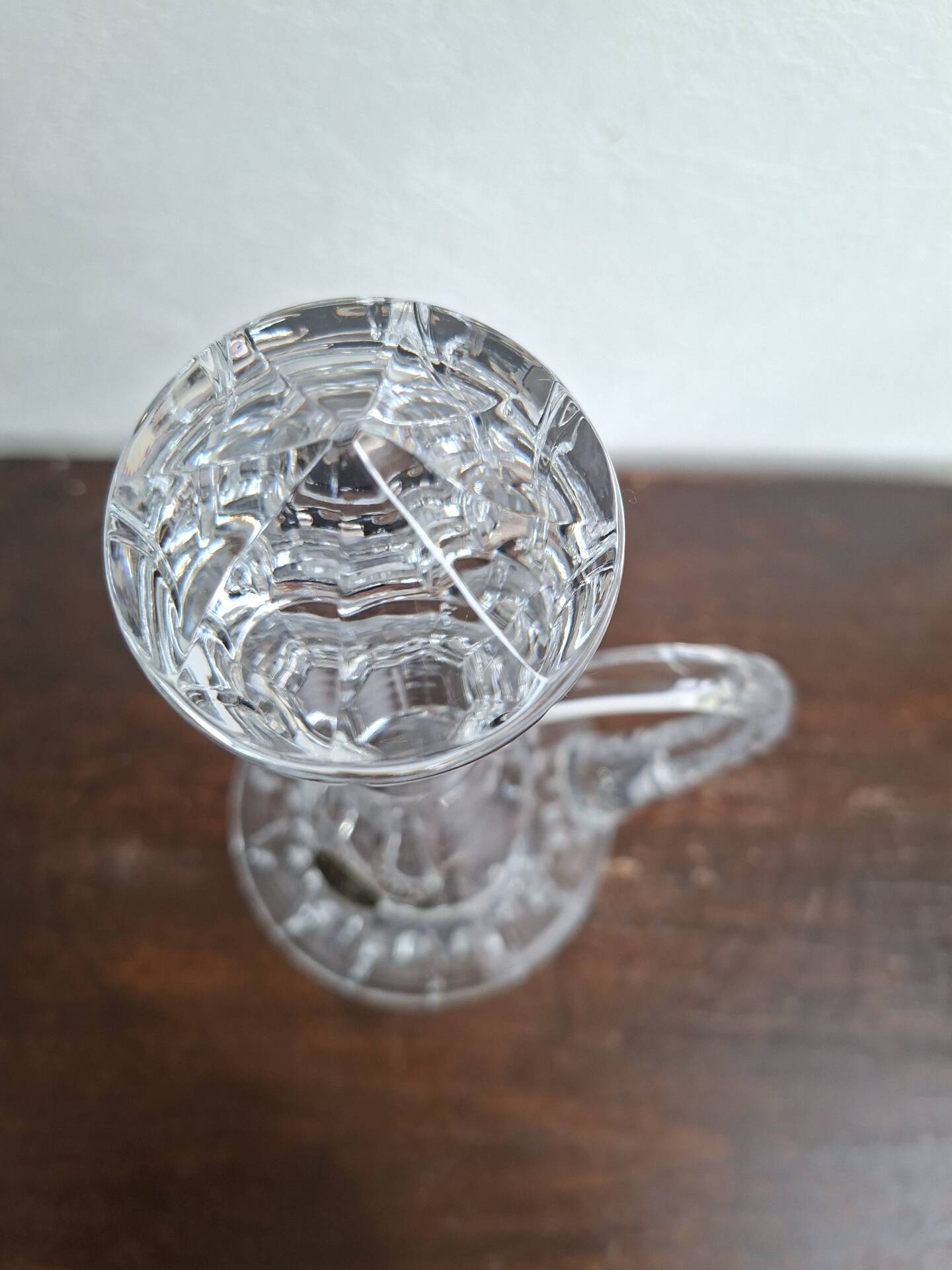 carafe aiguière  Estampillée Cristallerie De Lorrai