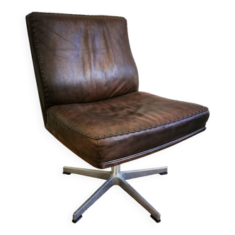 DE SEDE DS 35 designer leather armchair from the 60s