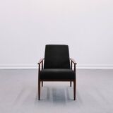 Fauteuil Henryk Lis en boucle noire 1960