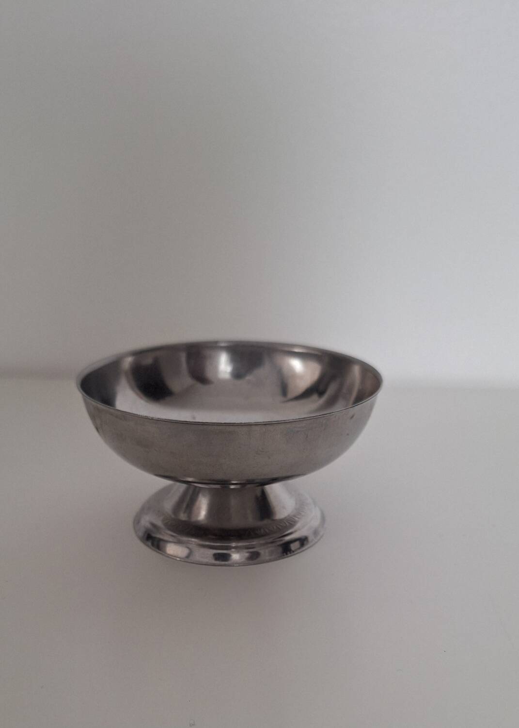 Coupe à glace en inox vintage