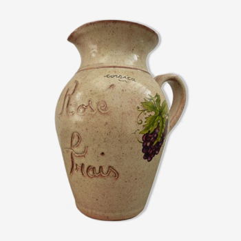 Vintage nude sandstone pitcher