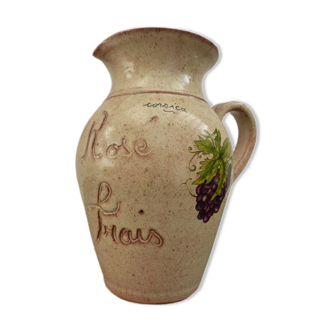 Vintage nude sandstone pitcher
