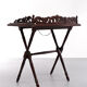Antique Mahogany tray table Victorian 1880 England