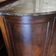 Rare Low Corner Cabinet from the Louis-Philippe Period – 19th Century – Marble Top