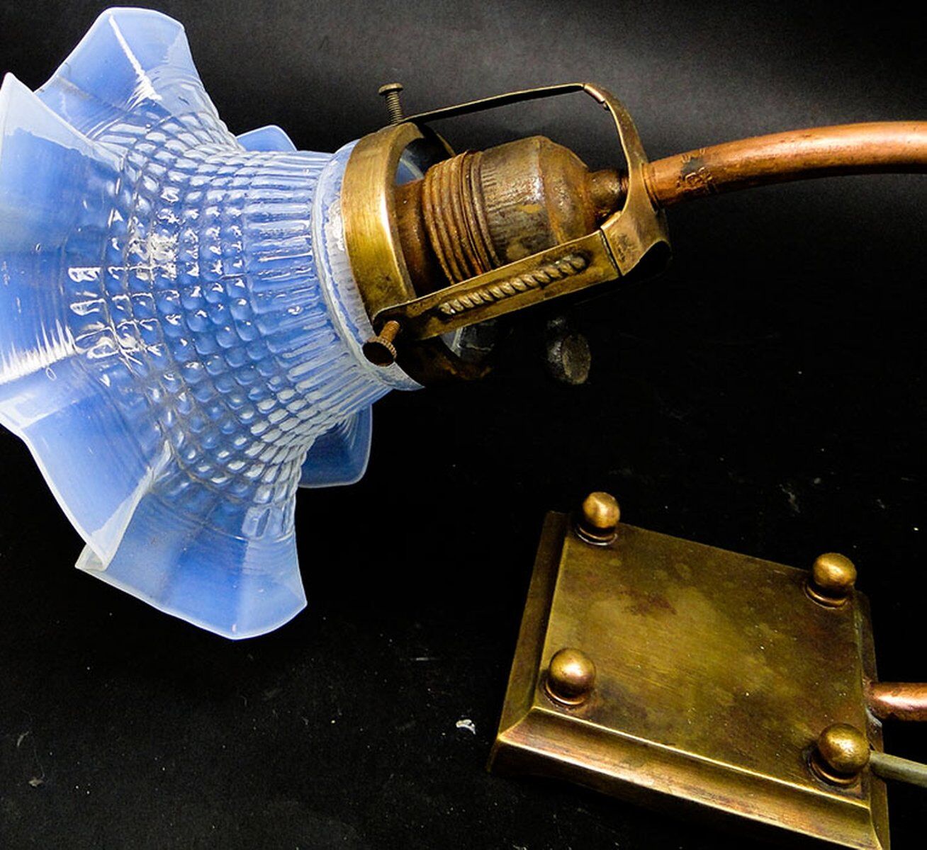 Art Nouveau bedside lamp, Germany, 1890s