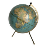Globe vintage 1976 terrestre Taride philips challenge mappemonde - 33 cm