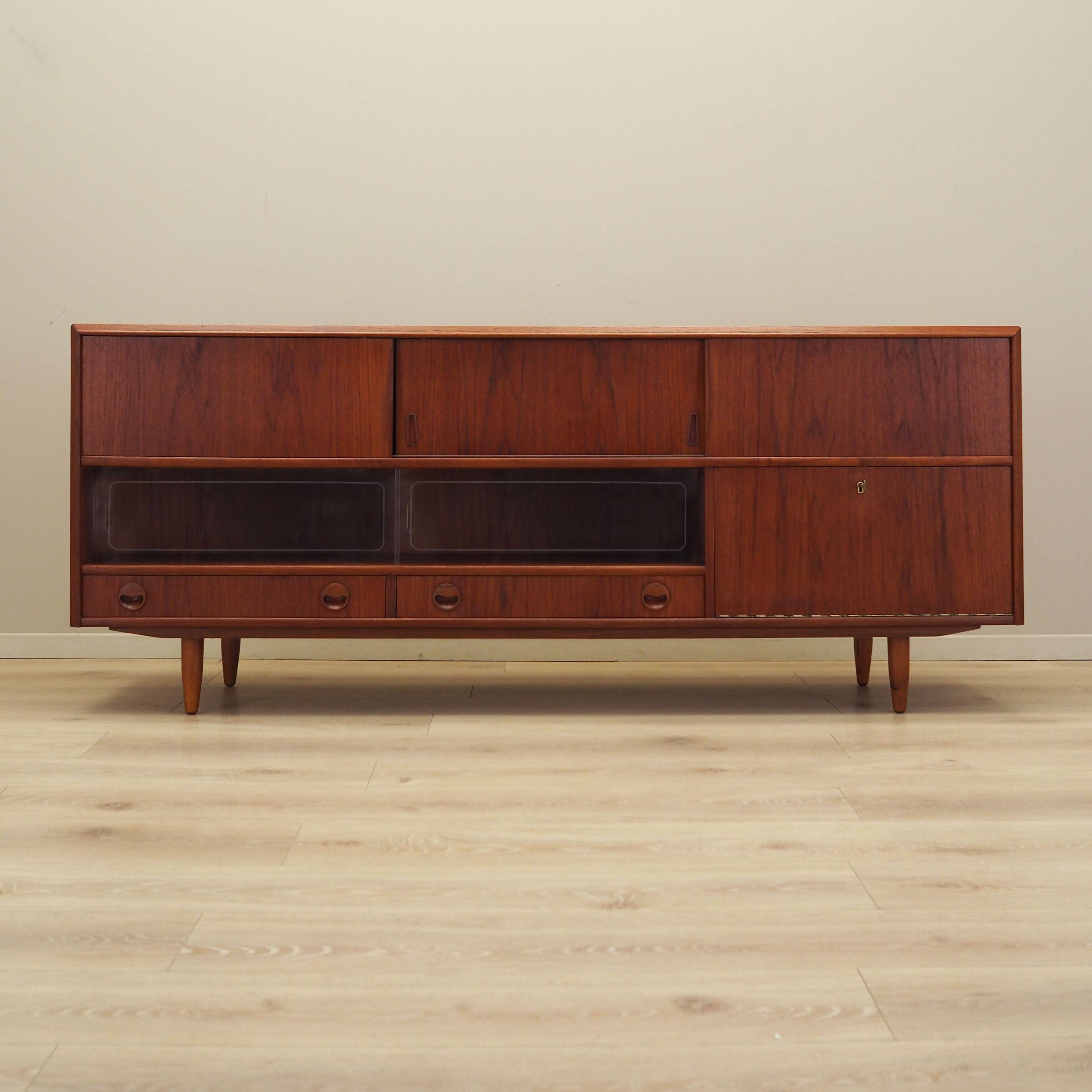Teak sideboard, Danish design, 1970s, production: Denmark