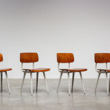 Four 1950 Revolt chairs by Design Friso Kramer