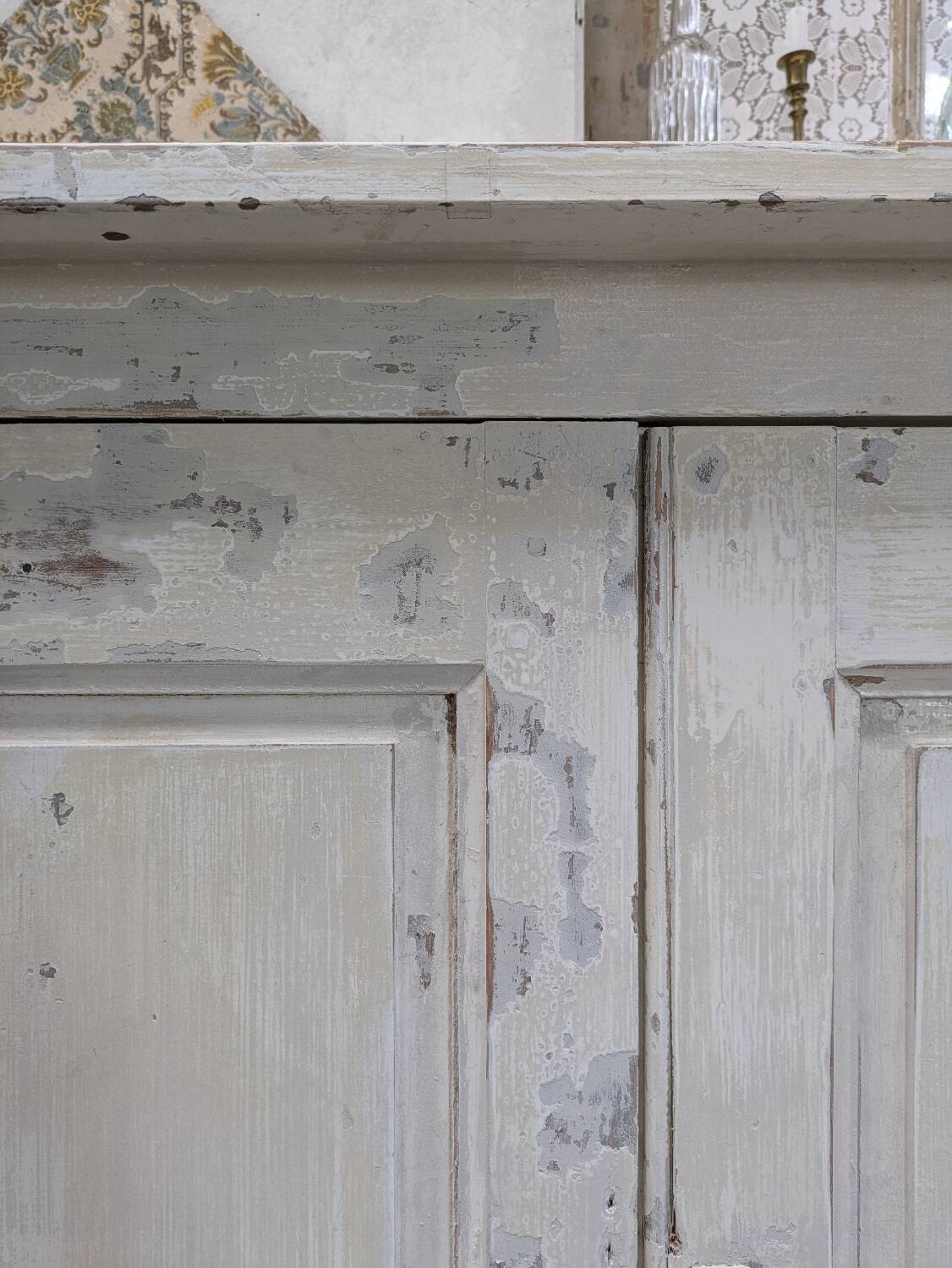 Large patinated buffet