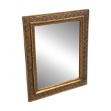 Gold gilded wood style mirror