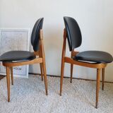 Pair of Baumann chairs model Pegasus circa 1960
