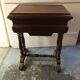 Table travailleuse en acajou debut XXeme