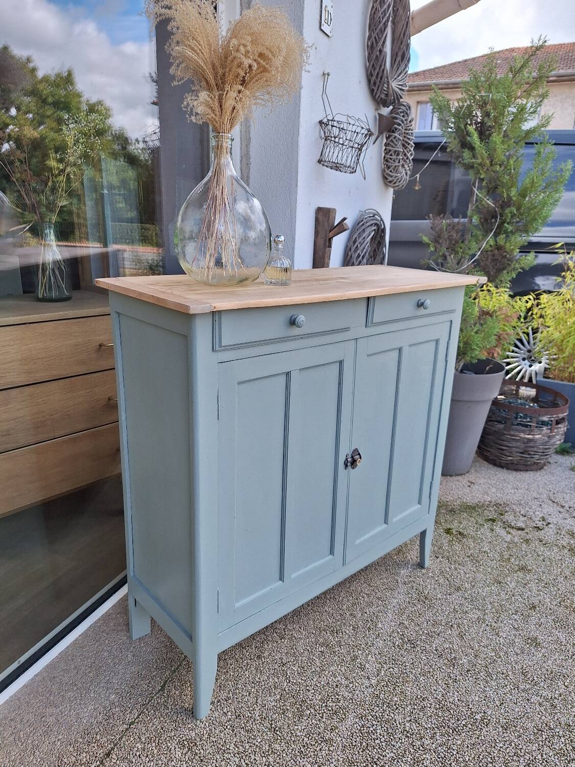 Buffet parisien vert
