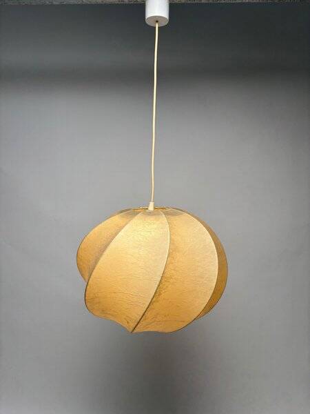 Mid-Century Modern Cocoon Pendant Light, Italy, 1960s