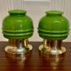 Pair of glass lamps, Scandinavian design 1950.