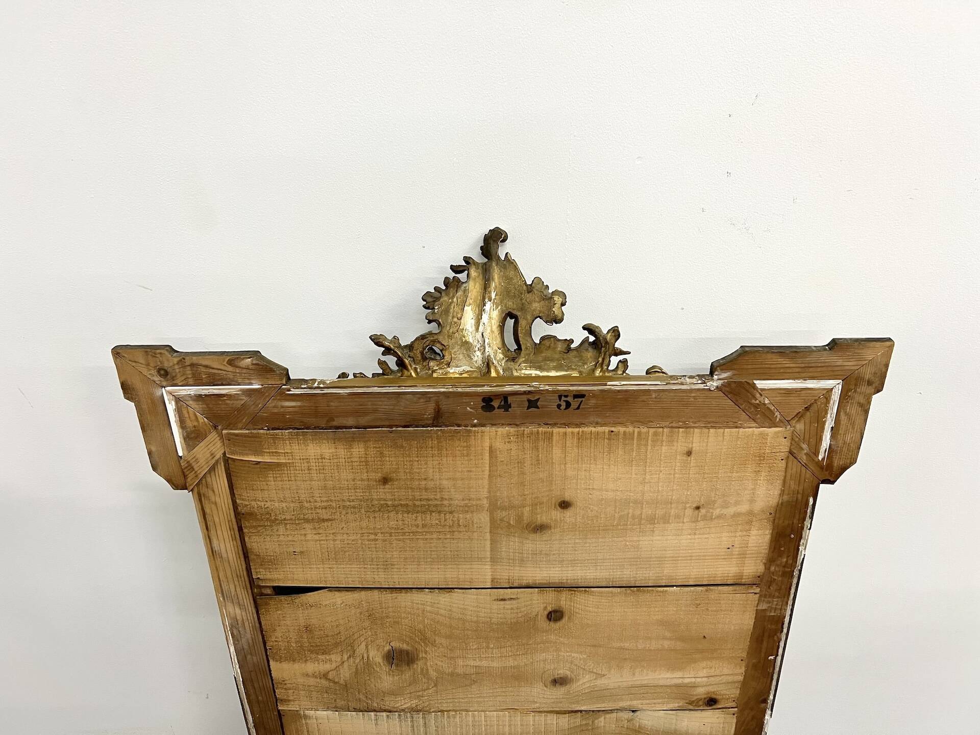 Napoleon III "rocaille" mercury mirror