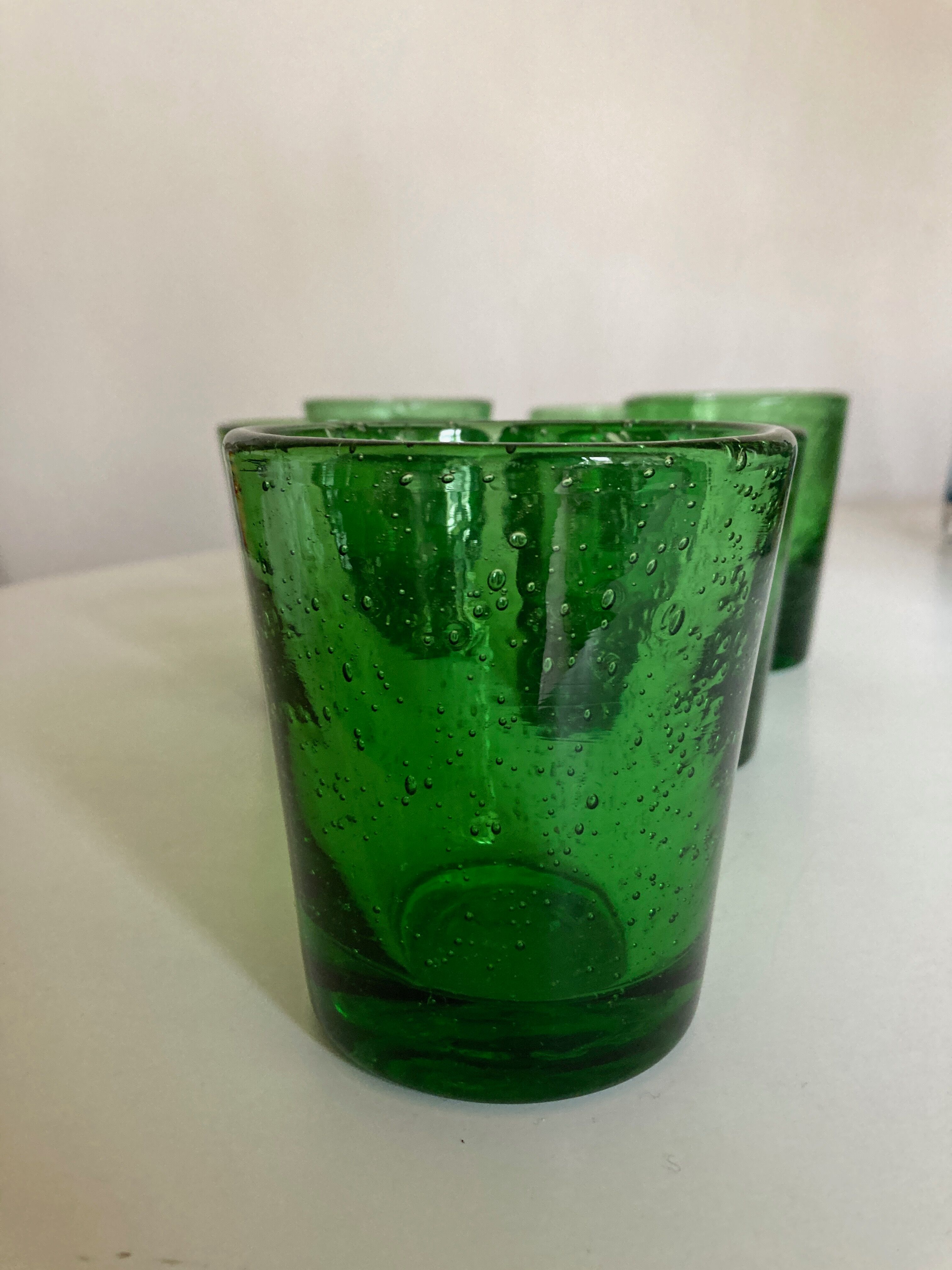 Set de 6 verres gobelets de Biot XXL 1960