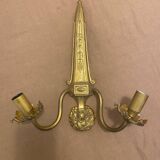 Applique en bronze doré