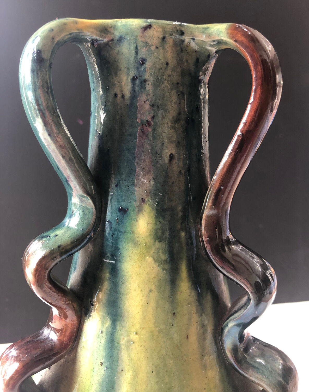 Thulin earthenware vase