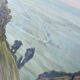 Large HST painting "Animated landscape" Dauphiné Creuse (?) signed P. Richard 1941