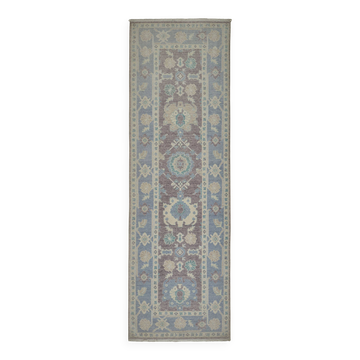 Turkish Handcrafted Loom Oushak Rug 101 cm x 325 cm