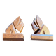 Vintage carved wooden bookends – Scottish Terrier dogs
