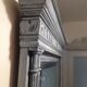 Miroir style Louis XV lasuré