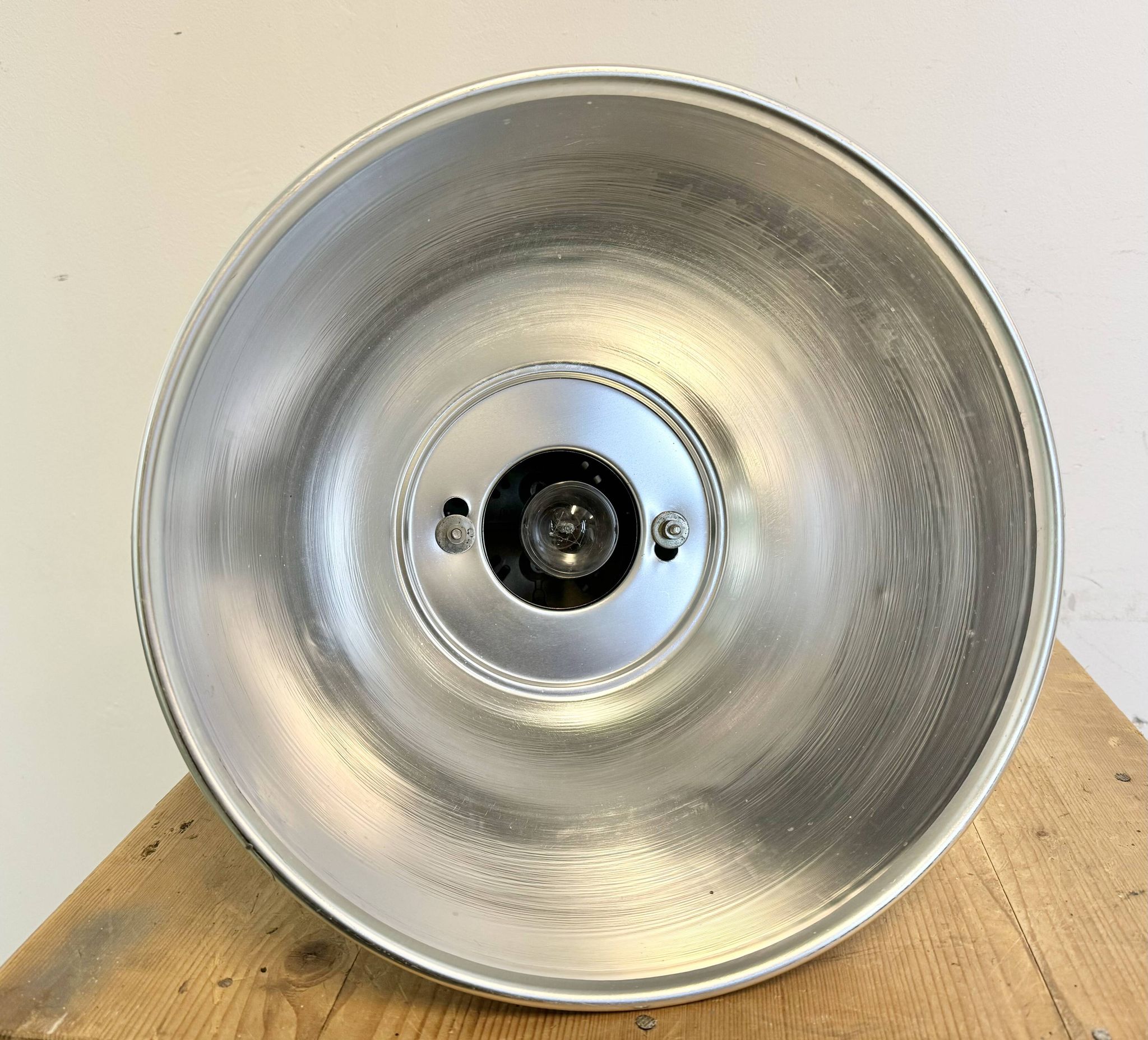 Industrial Italian Aluminium Pendant Lamp from Fael Luce, 1970s