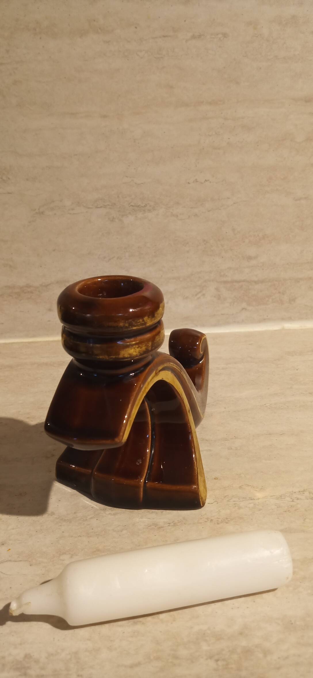 Art Deco candle holder
