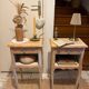 Wooden bedside table