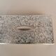 Old box in chiseled silver metal