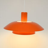 Orange vintage lamp, Denmark 1970s