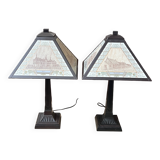 Pair of Art Deco table lamps by Atelier Decor Ar.