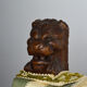 Neo-Renaissance walnut armchair with lion heads, circa 1880