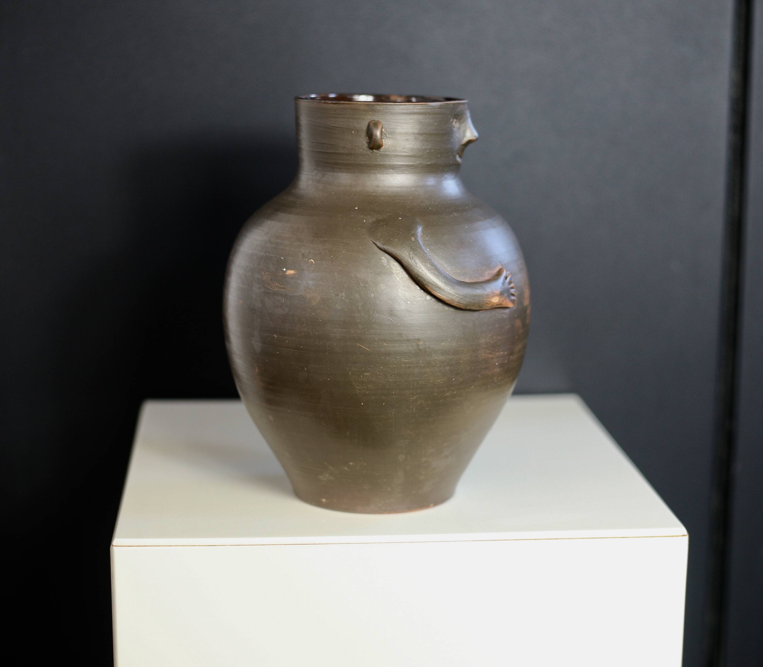 Anthropomorphic ceramic vase. 1970s