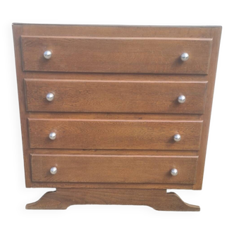 Vintage Art Deco chest of drawers 1950
