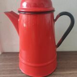 Vintage red coffee maker