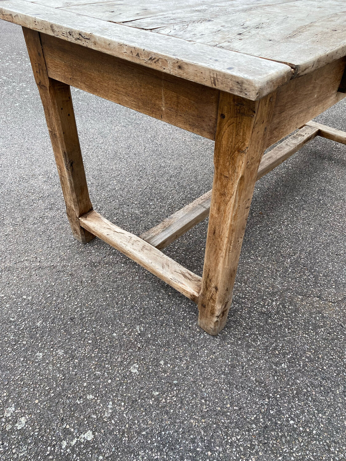 Walnut farmhouse table
