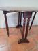 Table get leg en acajou