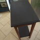 Art Deco console in solid walnut