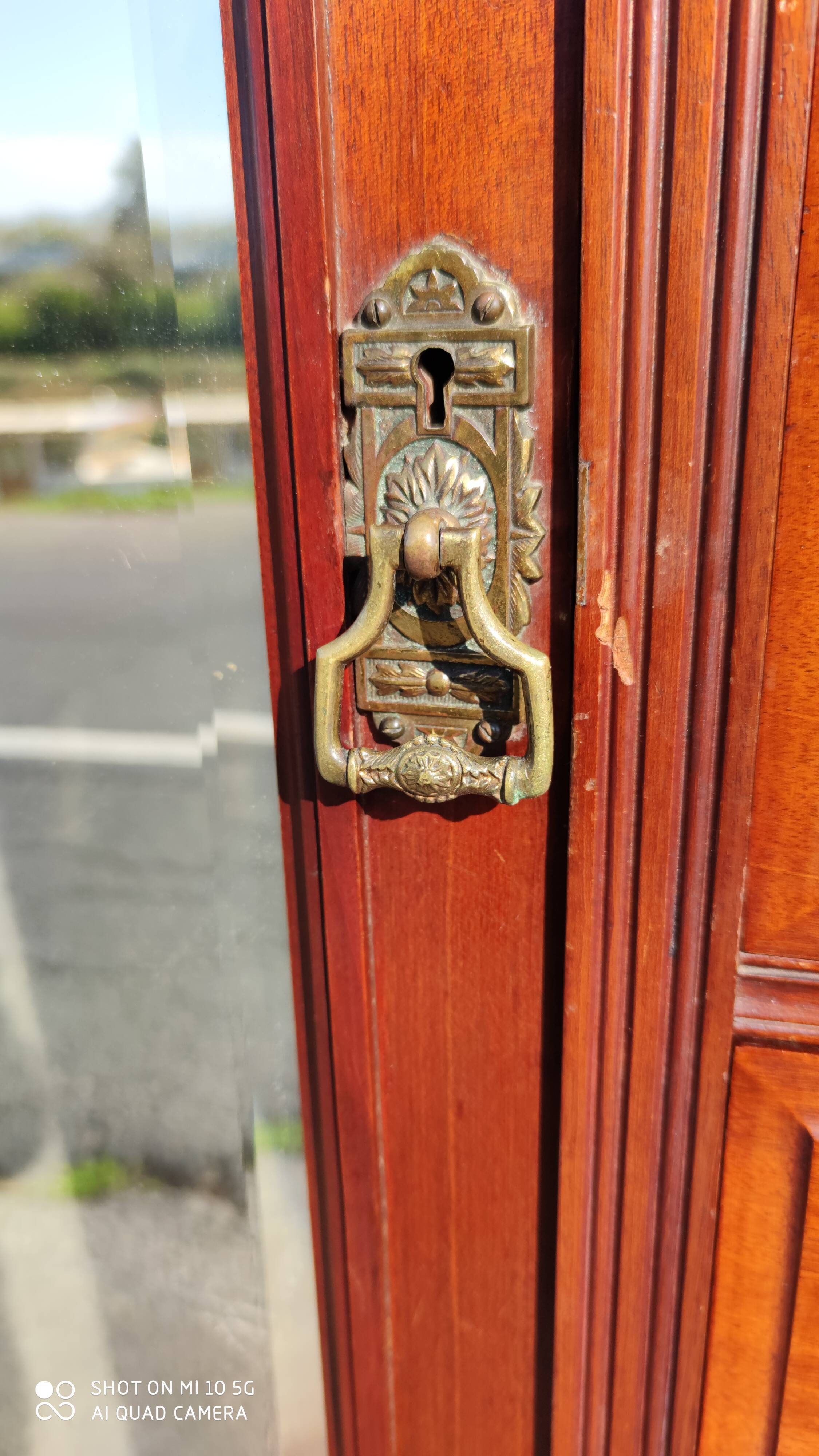 English mahogany wardrobe circa 1920