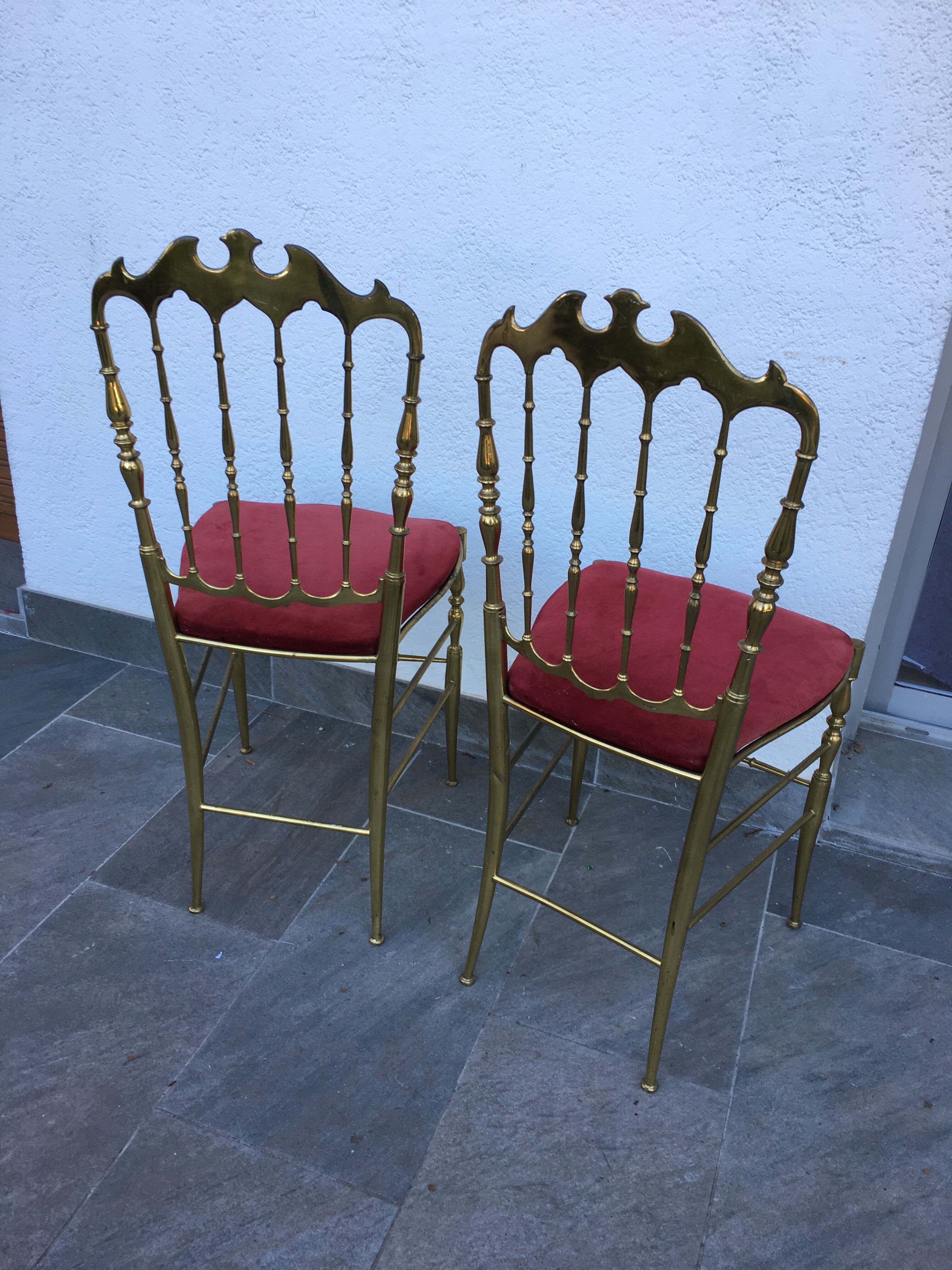 Pair of Chiavari chairs