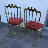 Pair of Chiavari chairs