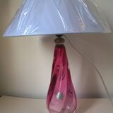 Crystal lamp Val Saint Lambert (Belgium, c. 1980)