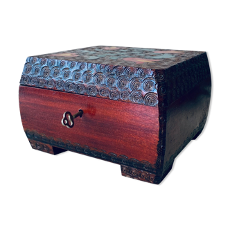 Wooden box with keys